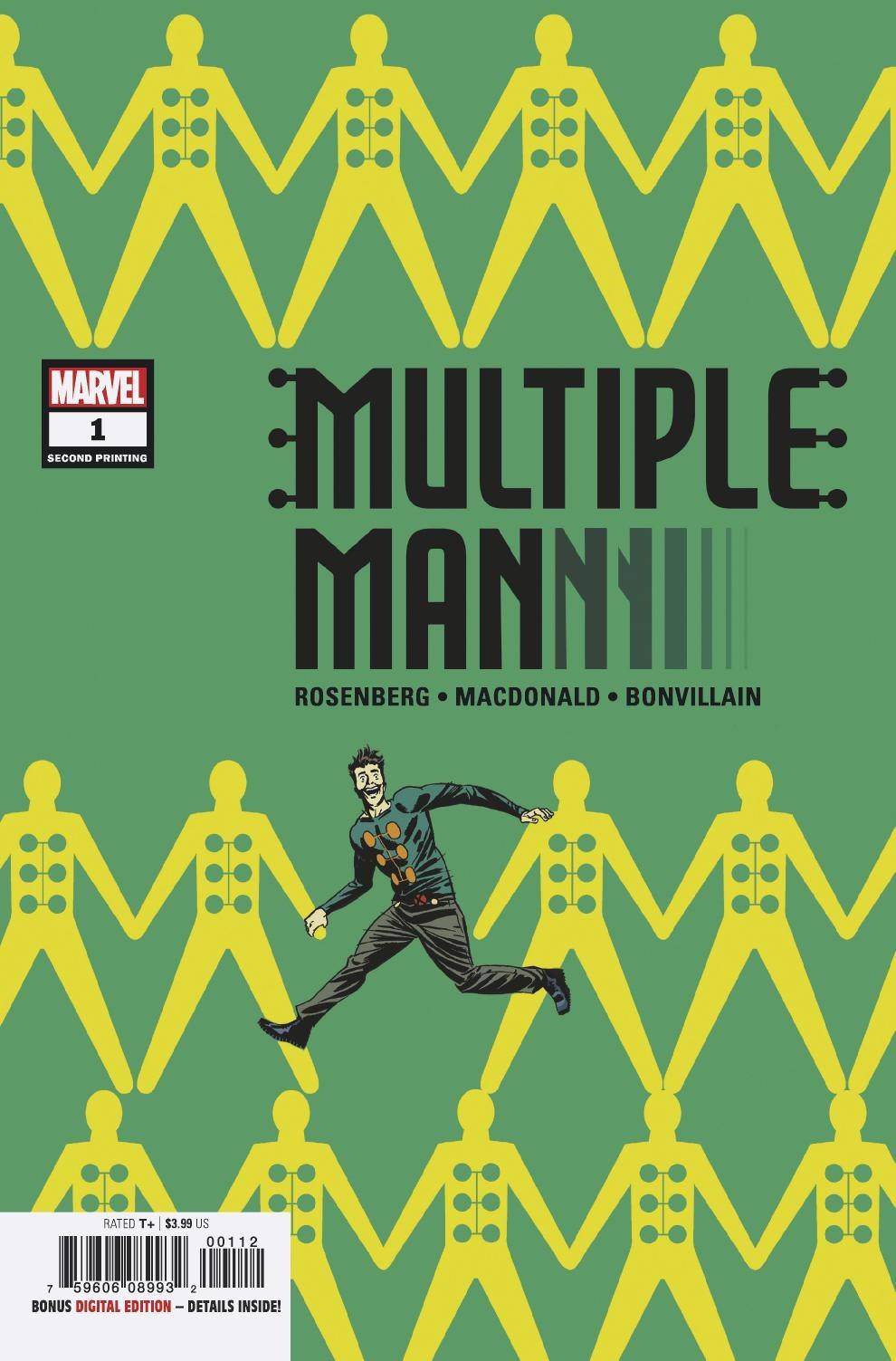 MULTIPLE MAN #1 - 2ND PTG MARTIN VAR