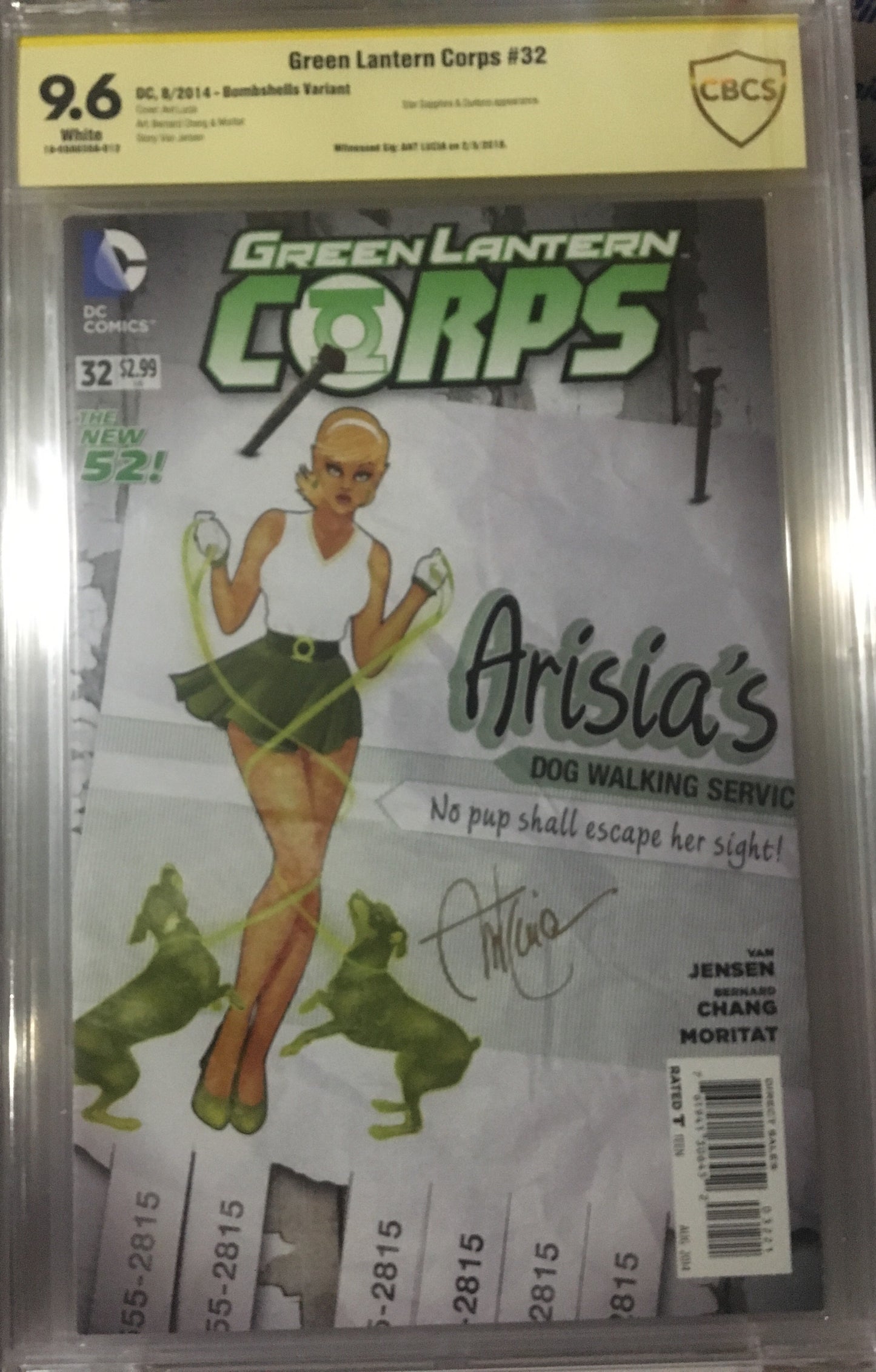 Green Lantern Corp #32 - 9.6 Signed by Ant Lucia