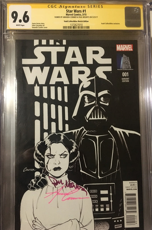 Star Wars #1 - 9.6 Signed 2x